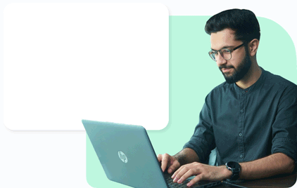 Person working